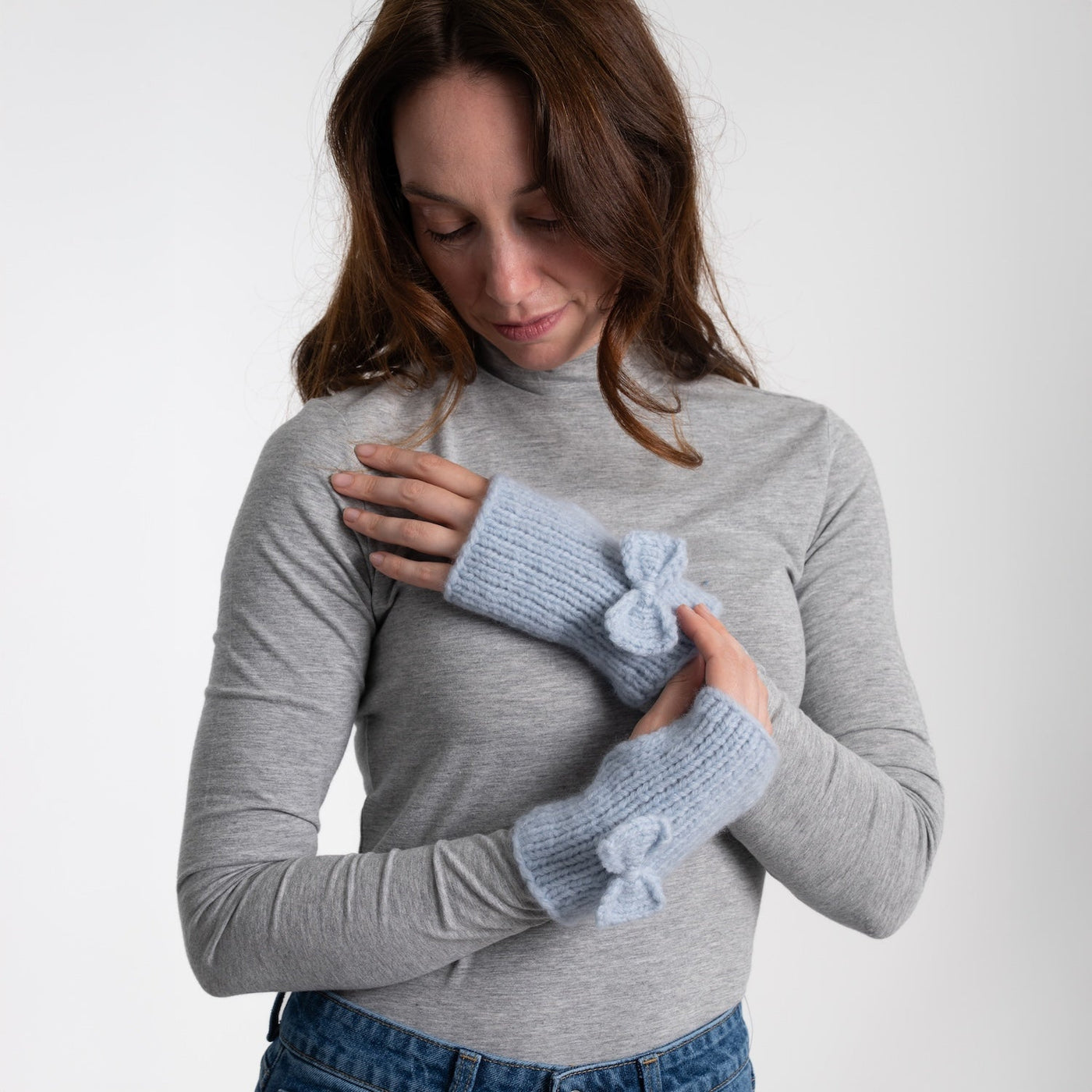 Beginners Mittens Knitting Kit Wool Couture