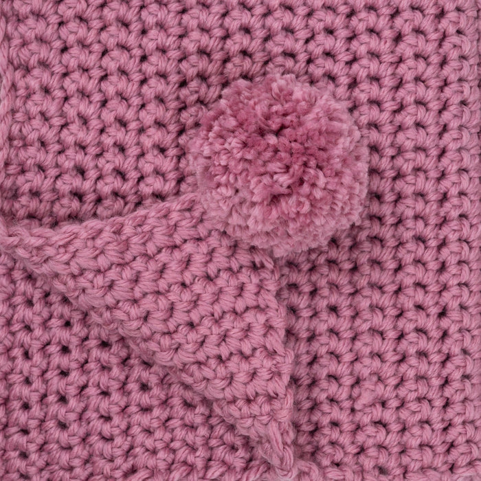 Beginners Pom Pom Blanket Crochet Kit - Wool Couture