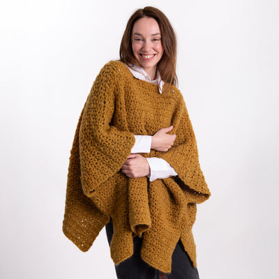 Beginners Poncho Crochet Kit - Wool Couture