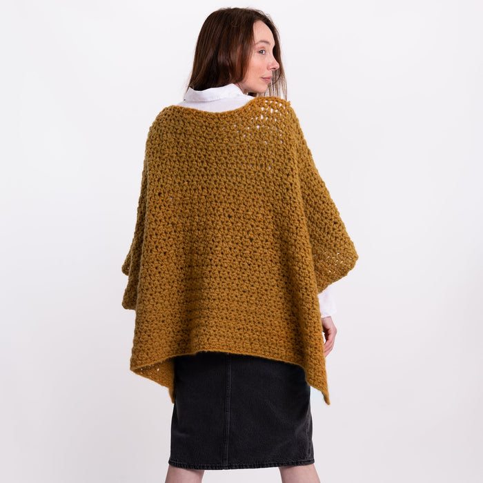 Beginners Poncho Crochet Kit - Wool Couture