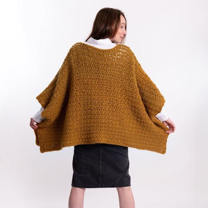 Beginners Poncho Crochet Kit - Wool Couture