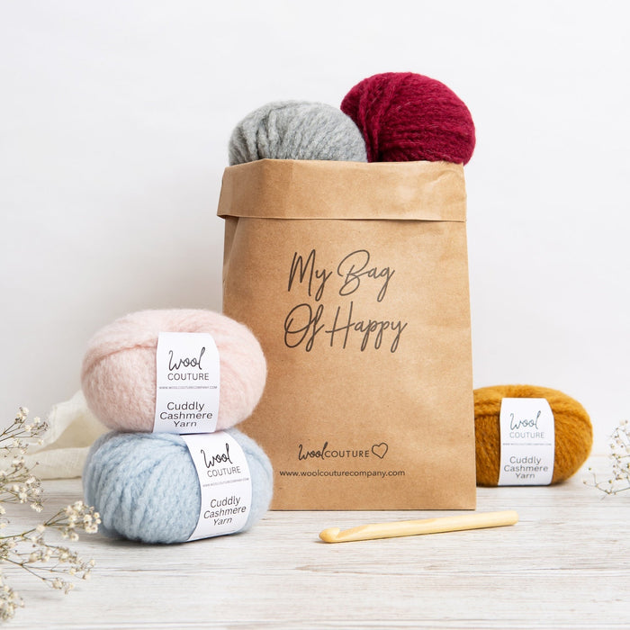 Beginners Poncho Crochet Kit - Wool Couture