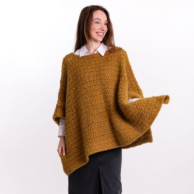 Beginners Poncho Crochet Kit - Wool Couture