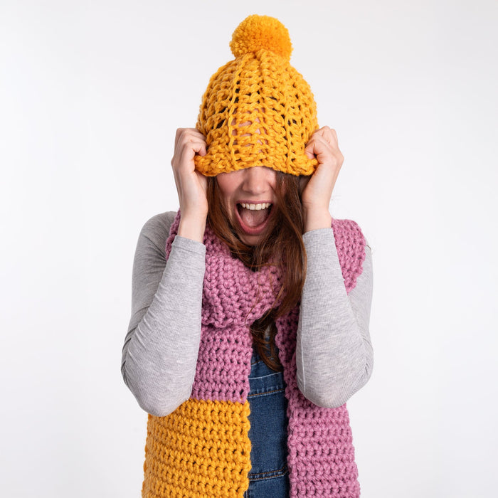 Beginners Scarf Crochet Kit - Wool Couture