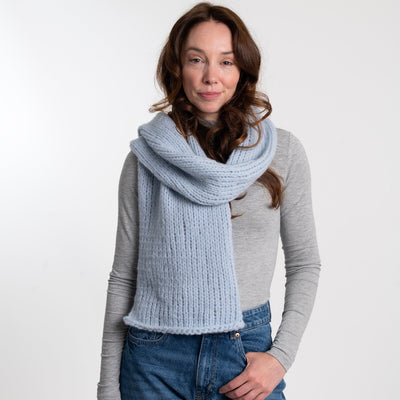 Beginners Scarf Knitting Kit - Wool Couture