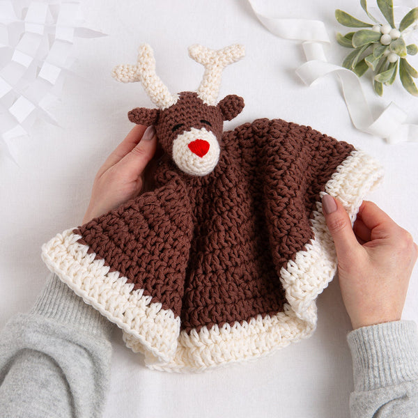 Belle The Reindeer Baby Comforter Crochet Kit - Wool Couture