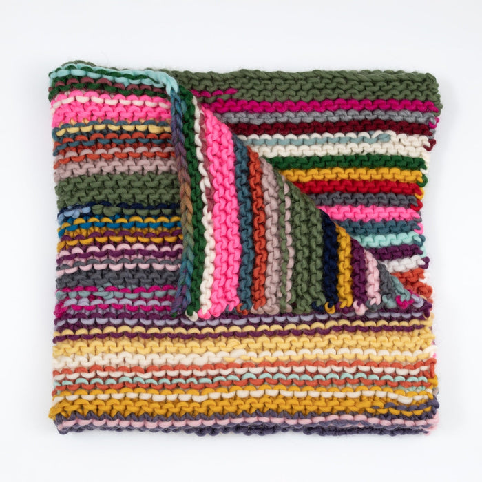 Bits and Bobs Blanket Knitting Kit - Wool Couture