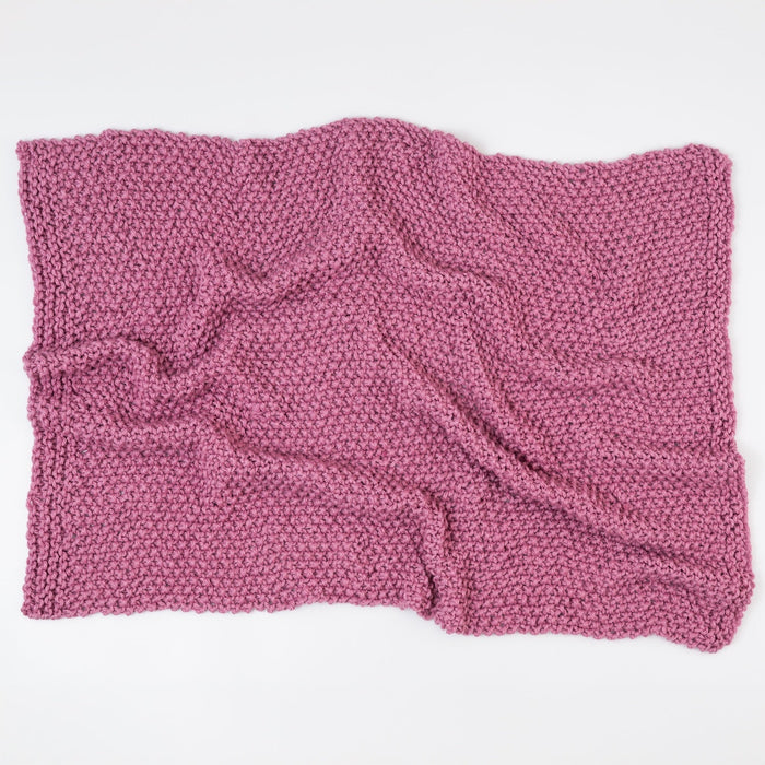 Blossom Blanket Beginners Knitting Kit - Wool Couture