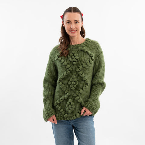 Bobble Jumper Knitting Kit - Wool Couture