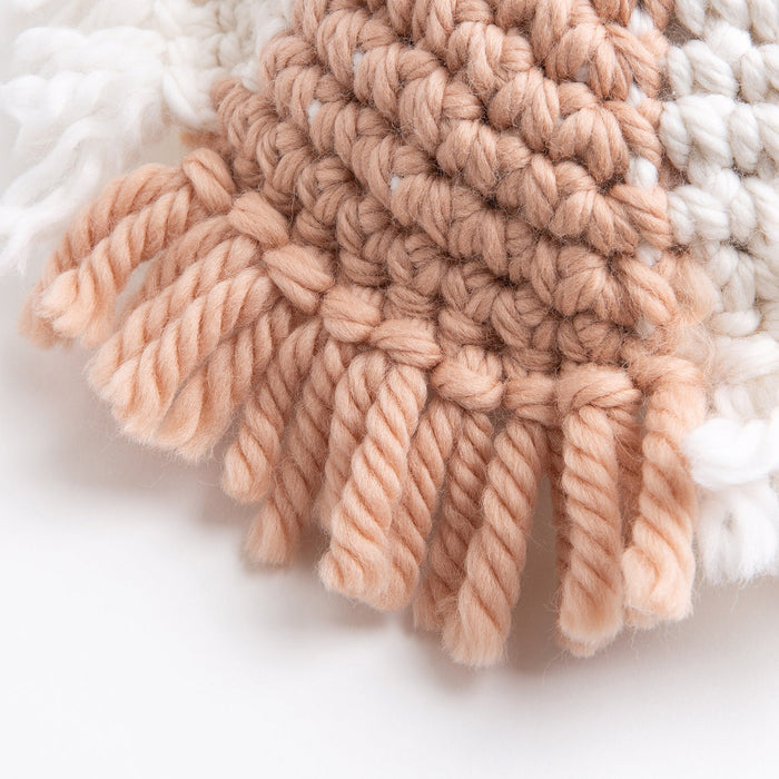 Boho Circular Cushion Cover Crochet Kit - Wool Couture