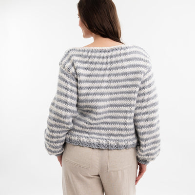 Breton Stripe Jumper Easy Knitting Kit - Wool Couture