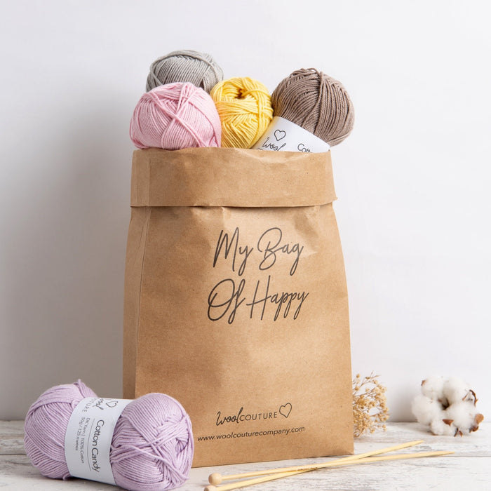 Bunny Ear Baby Slippers & Hat Knitting Kit - Easter - Wool Couture