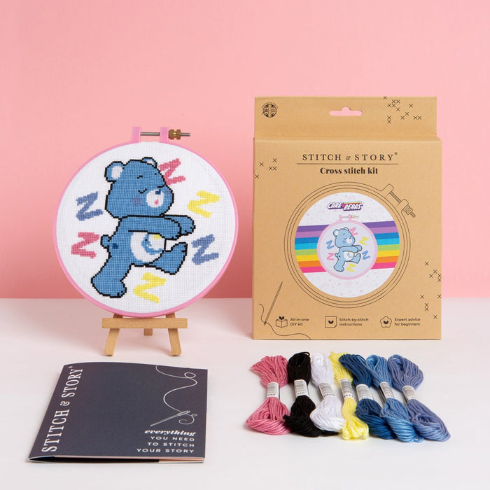 Care Bears Bedtime Bear Cross Stitch Kit - Wool Couture