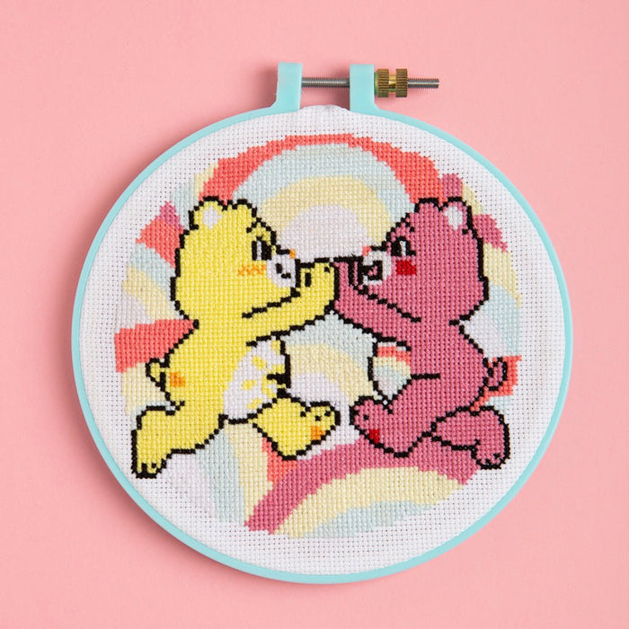 Care Bears Cheer Bear & Funshine Bear Cross Stitch Kit - Wool Couture