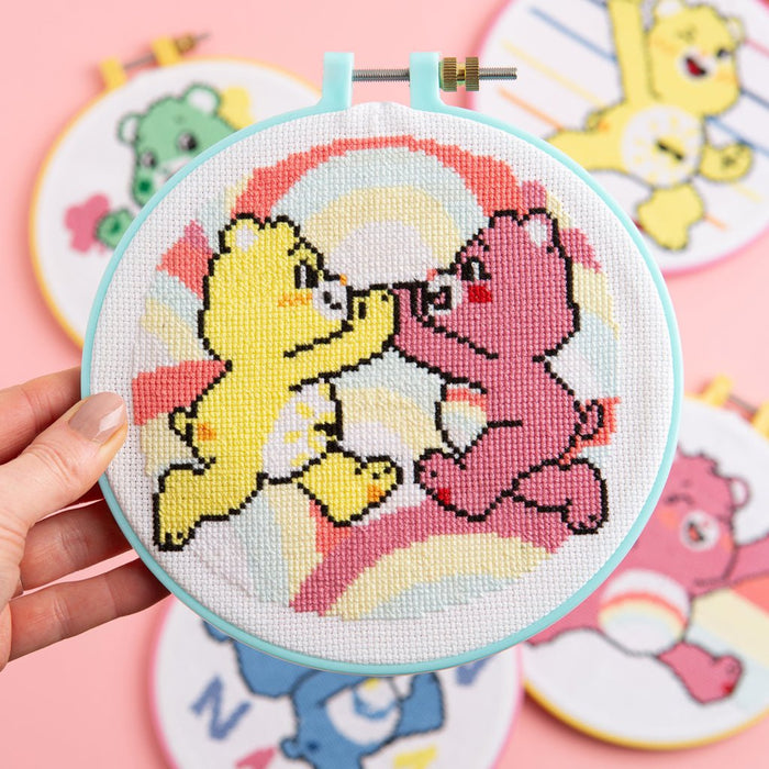 Care Bears Cheer Bear & Funshine Bear Cross Stitch Kit - Wool Couture
