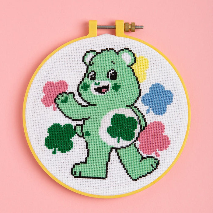 Care Bears Good Luck Bear Cross Stitch Kit - Wool Couture