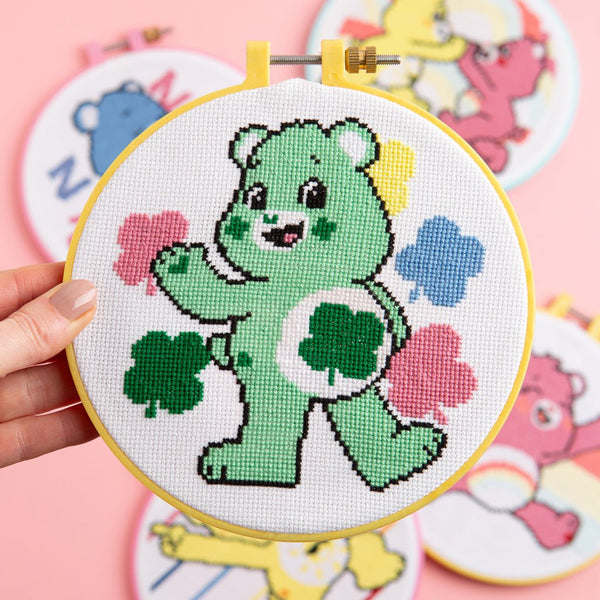 Care Bears Good Luck Bear Cross Stitch Kit - Wool Couture