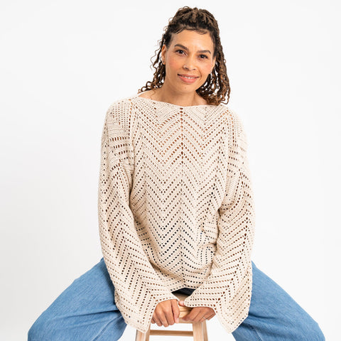 Chevron Jumper Crochet Kit - Wool Couture