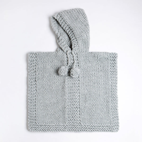 Children’s Poncho Knitting Kit - Wool Couture