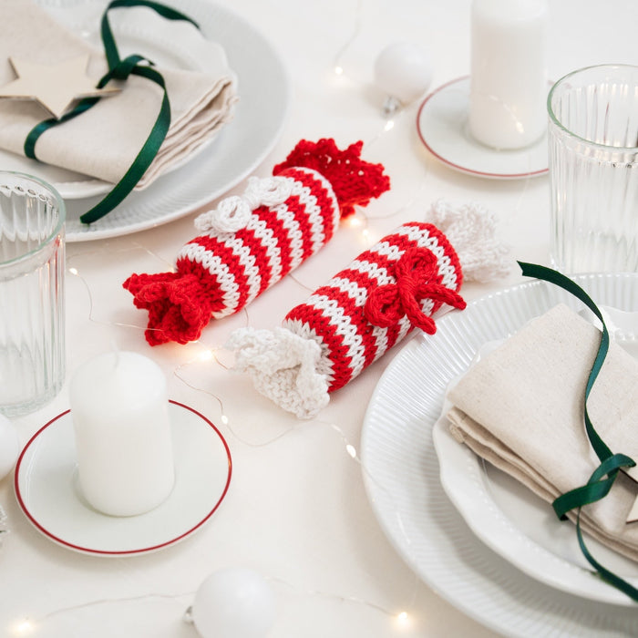 Christmas Cracker Knitting Kit – Makes 2 - Wool Couture