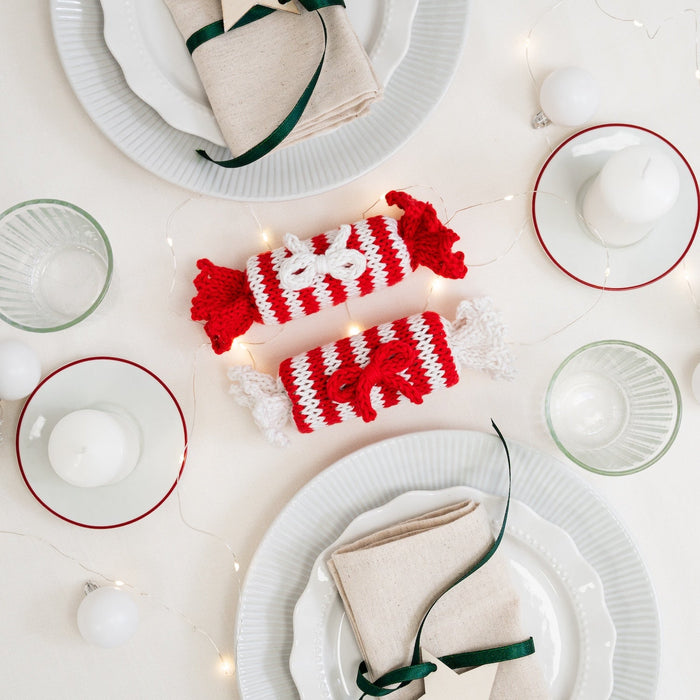 Christmas Cracker Knitting Kit – Makes 2 - Wool Couture