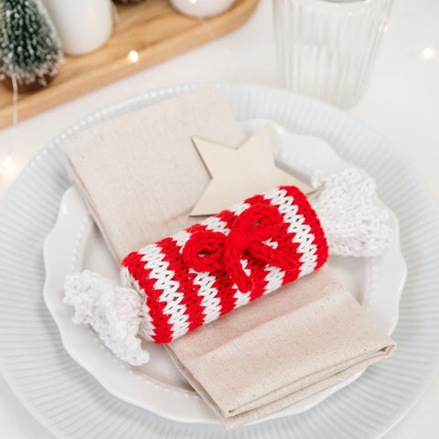 Christmas Cracker Knitting Kit – Makes 2 - Wool Couture