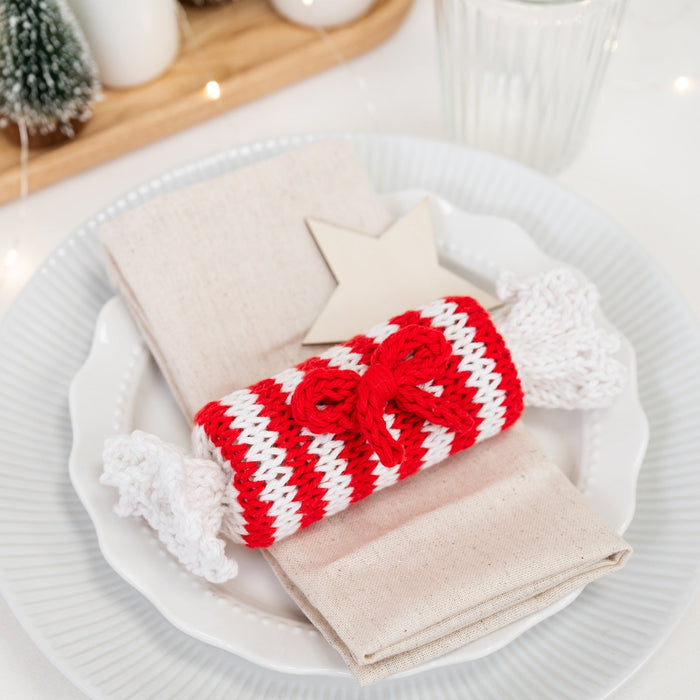 Christmas Cracker Knitting Kit – Makes 2 - Wool Couture