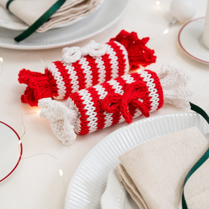 Christmas Cracker Knitting Kit – Makes 2 - Wool Couture