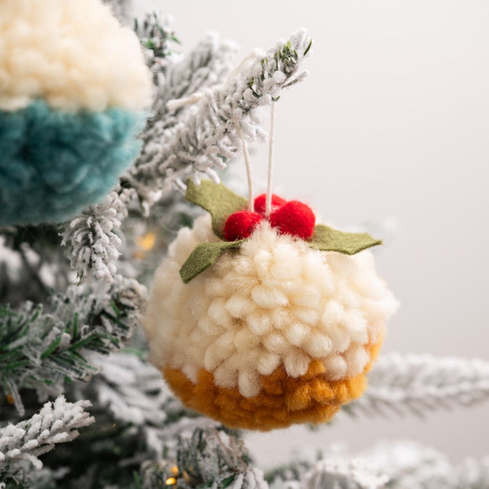 Christmas Pudding Bauble Making Kit – Makes 12 - Wool Couture
