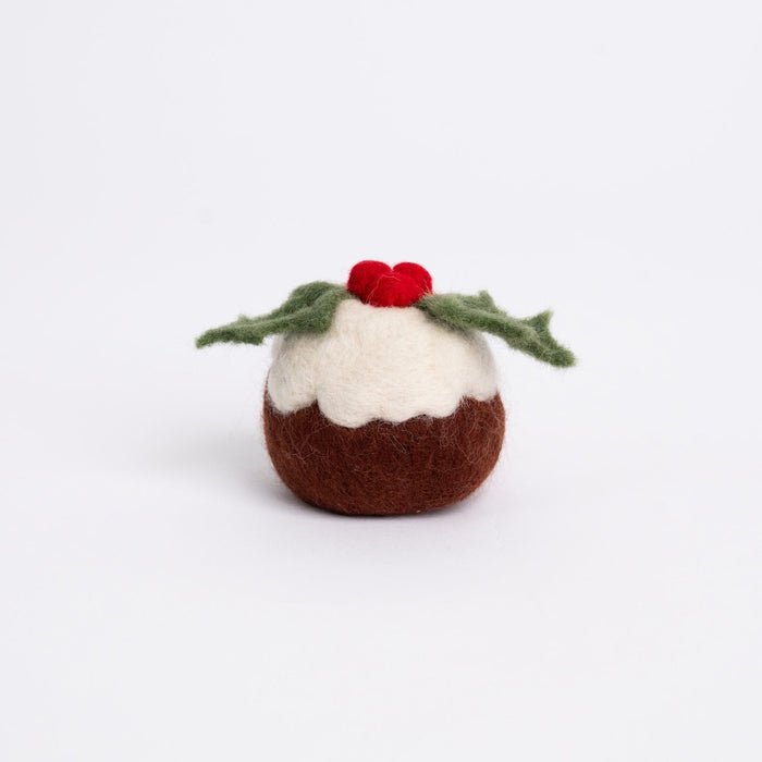 Christmas Pudding Needle Felting Kit - Wool Couture