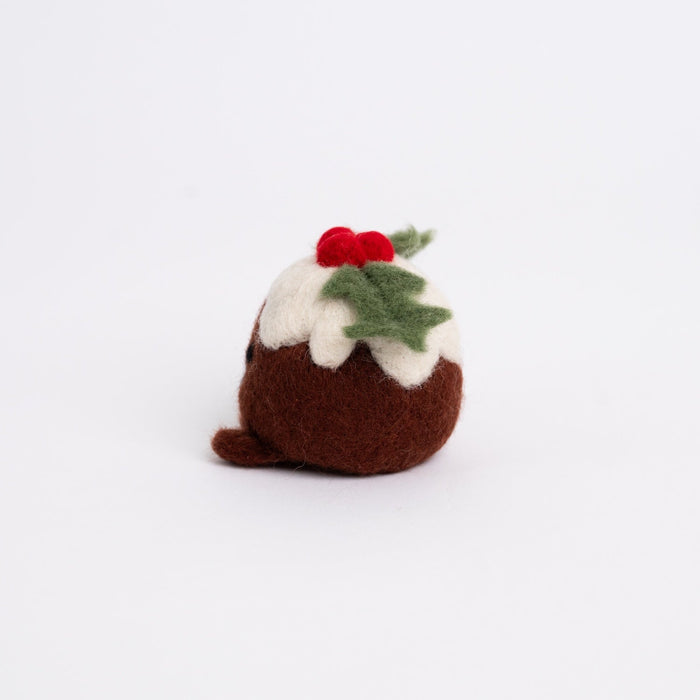 Christmas Pudding Needle Felting Kit - Wool Couture