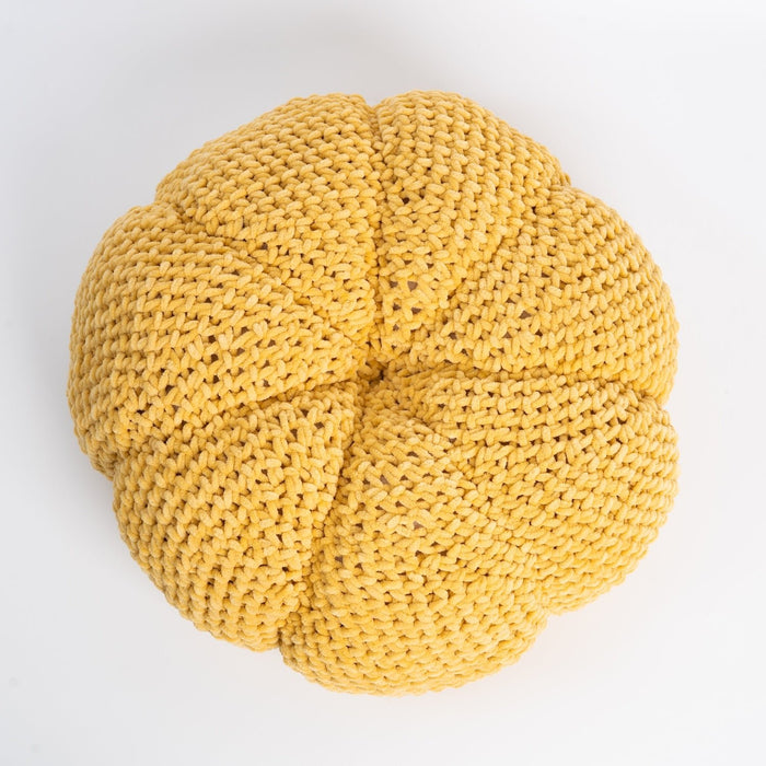 Chunky Pumpkin Cushion Crochet Kit - Wool Couture