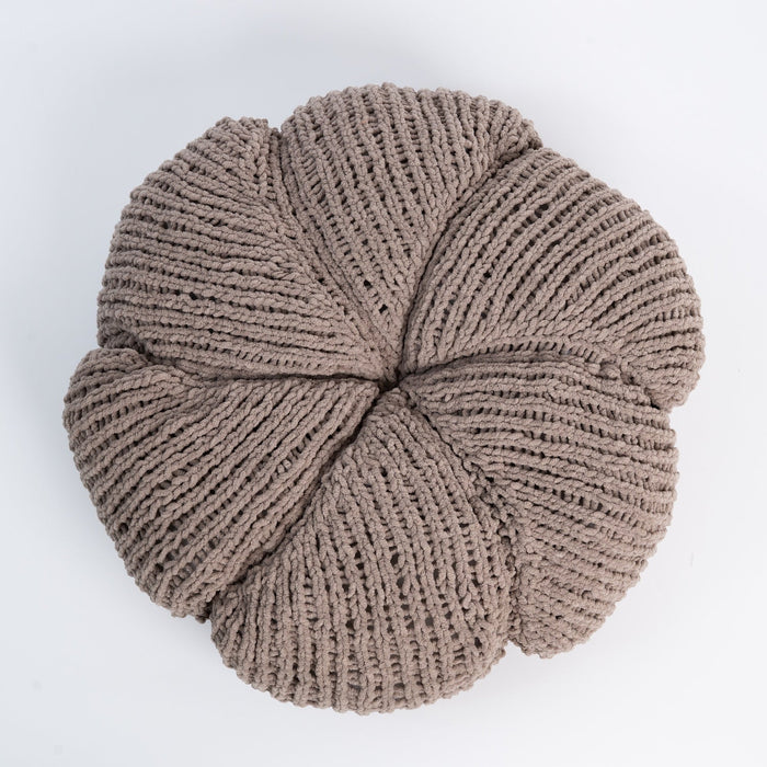 Chunky Pumpkin Cushion Knitting Kit - Wool Couture