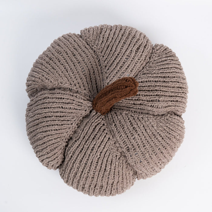 Chunky Pumpkin Cushion Knitting Kit - Wool Couture