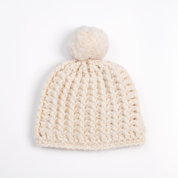 Chunky Winter Hat Crochet Kit - Wool Couture
