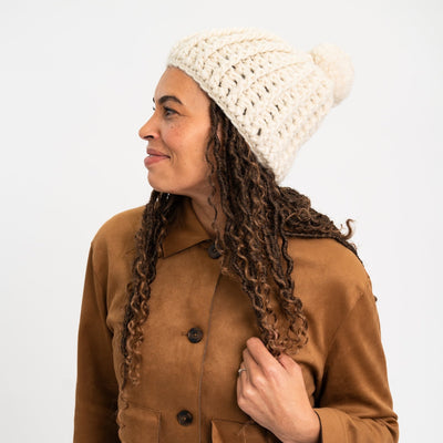 Chunky Winter Hat Crochet Kit - Wool Couture