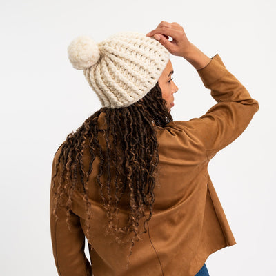 Chunky Winter Hat Crochet Kit - Wool Couture