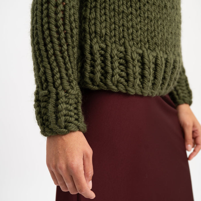 Claire Jumper Knitting Kit - Wool Couture