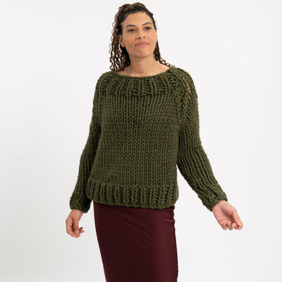 Claire Jumper Knitting Kit - Wool Couture