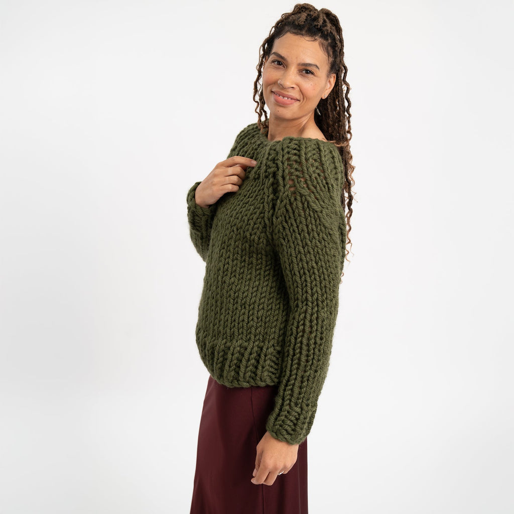 Claire Jumper Knitting Kit Wool Couture