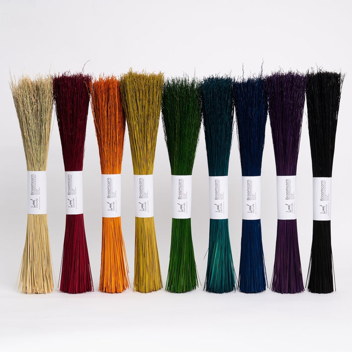 Coloured Broom Corn for Broom Making – 200g Bundle - Wool Couture