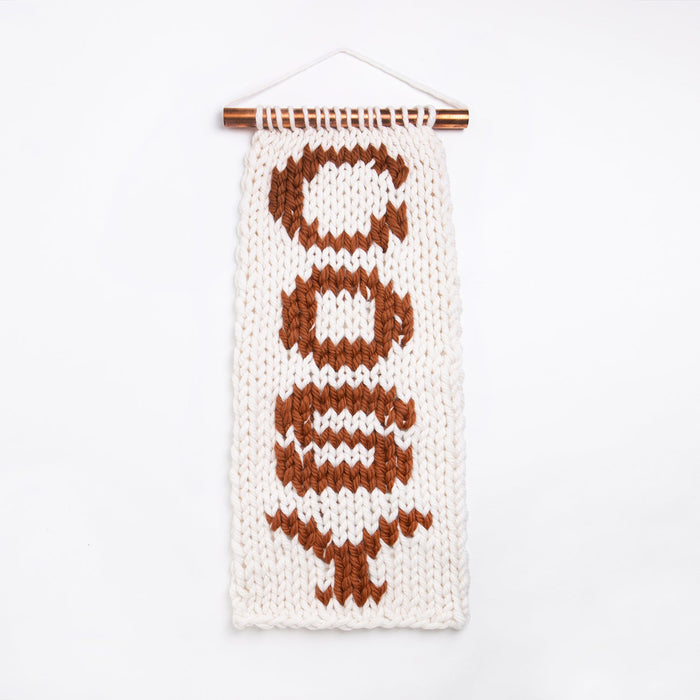 Cosy Wallhanging Knitting Kit - Wool Couture