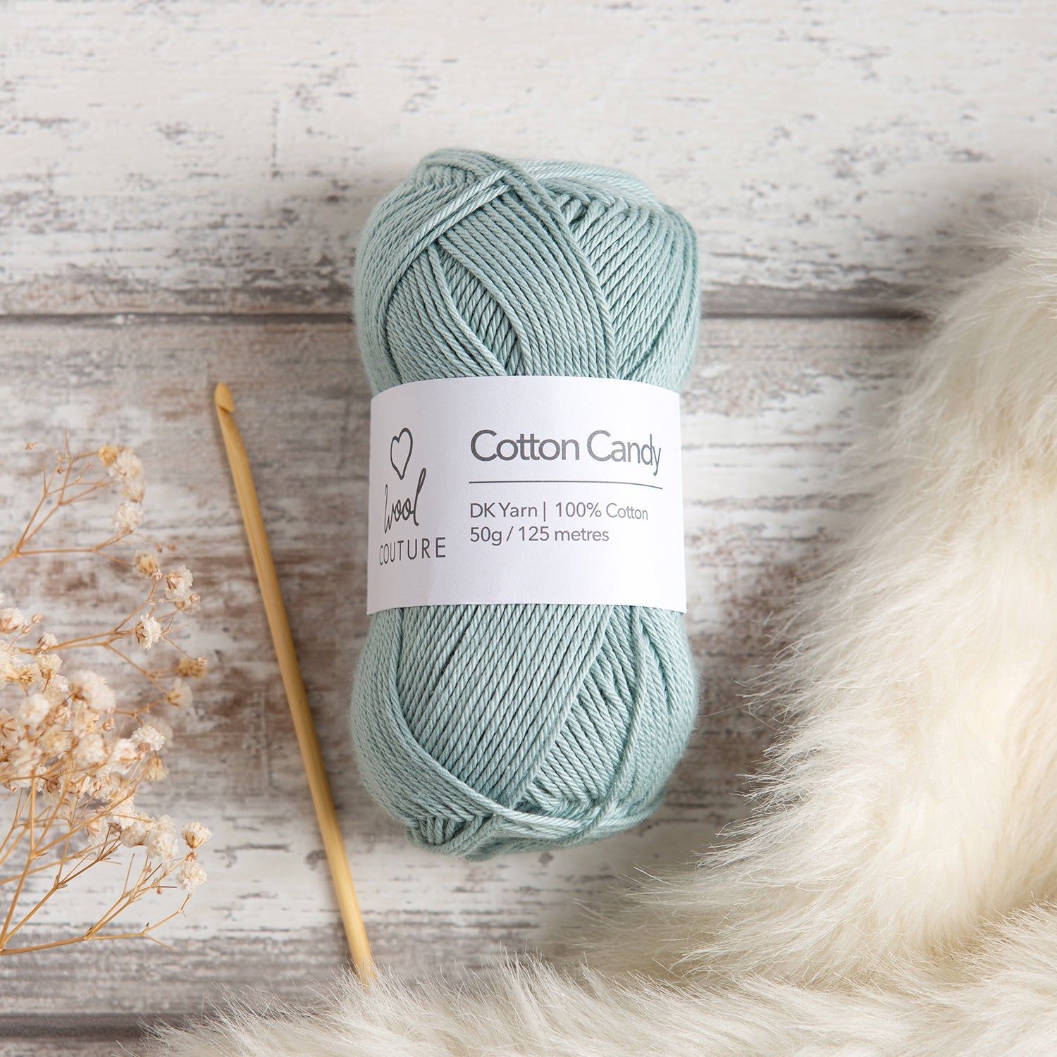 Cotton Candy Yarn 50g Ball 100 Cotton DK Yarn Wool Couture