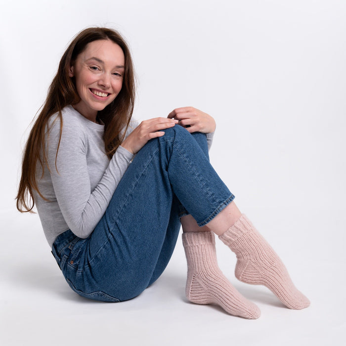 Cuddly Socks Knitting Kit - Wool Couture