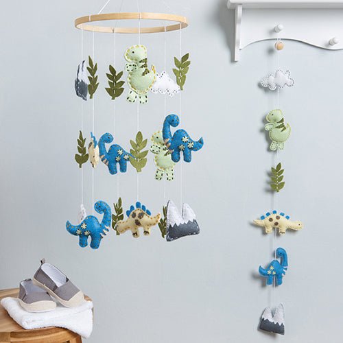 Dinosaur Garland Felt Craft Kit - Wool Couture