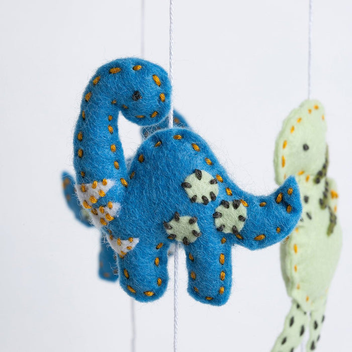 Dinosaur Mobile Felt Craft Kit - Wool Couture