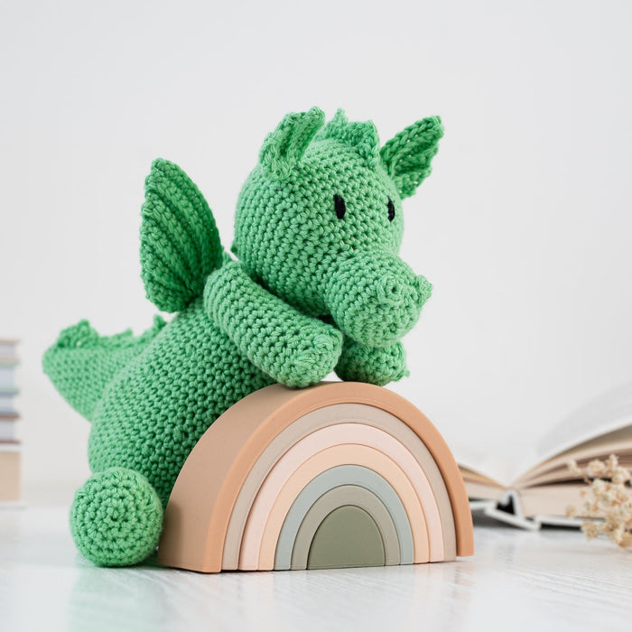 Dom The Dragon Crochet Kit - Cotton Collection - Wool Couture