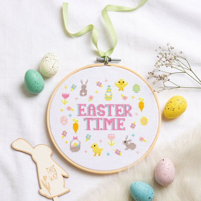 Easter Time Cross Stitch Kit - 12 Days of Easter - Wool Couture