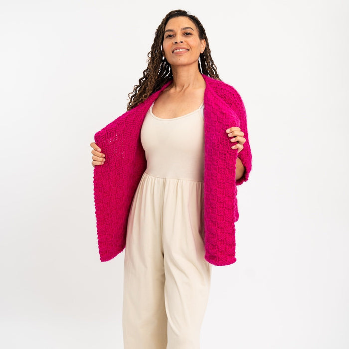 Easy Cardigan Knitting Kit - Wool Couture