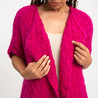Easy Cardigan Knitting Kit - Wool Couture